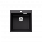 Plautuvė BLANCO  PLEON 5 SILG PDUR Black InFino O.AF
