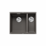 Plautuvė BLANCO SUBLINE 340/160-U LI SILG Volcano grey InFino O.AF