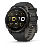 Fenix 9 Pro, 47mm, AMOLED, Sapphire, Black/Pebble Gray Titanium (010-04336-16)