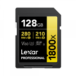 LEXAR PROFESSIONAL 1800X 128GB UHS-II SDXC ATMINTIES KORTELĖ