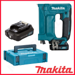 Kabių pistoletas Makita ST113DWAJ; 10,8 V; 2x2,0 Ah akum.