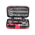 Sukimo antgalių komplektas AWTools AW39038BL; 1/4''; 38 vnt.