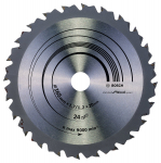 Pjovimo diskas medienai Bosch SPEEDLINE WOOD; 165x1,7x20,0 mm; Z24; 15&deg;