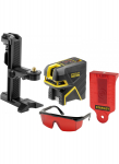 Kryžminis lazerinis nivelyras Stanley SCR-P5 +​ priedai