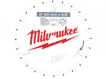 Pjovimo diskas medienai Milwaukee 4932471294; 165x20x2,2 mm; Z24; 15&deg;