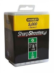 Kabės Stanley; 8 mm; 5000 vnt.; tipas G; galvanizuotos