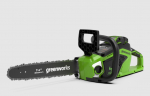 Grandininis pjūklas Greenworks GD40CS15K4; 40 V; 1x4,0 Ah; 35 cm juosta