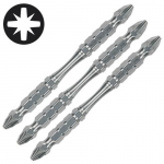 Dvipusis sukimo antgalis Makita Torsion; PZ2; 3 vnt.