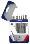 Grąžtų metalui rinkinys Tivoly CLIPSTER PRO; HSS; 1-10 mm; 10 vnt.