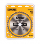 Pjovimo diskas medienai DeWalt DT1955; 235x30 mm; 40T