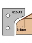 Profiliniai frezavimo galvų peiliai CMT 615.A1; 2 vnt.