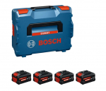 Akumuliatoriai Bosch 1600A0373H; 18 V; Li-ion; 4x5,5 Ah akum.