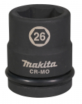Smūginė sukimo galvutė Makita E-22274; 3/4''; 26x53 mm