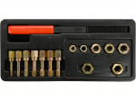 Sriegiklių ir sriegpjovių rinkinys Yato YT-17705; M6-M12; 15 vnt.