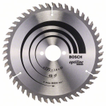 Pjovimo diskas medienai Bosch OPTILINE WOOD; 190x2,6x30,0 mm; Z48; 15&deg;