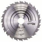 Pjovimo diskas medienai Bosch SPEEDLINE WOOD; 190x2,6x30,0 mm; Z24; 15&deg;