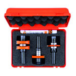 Frezų rinkinys CMT adjustable & groove; 1/2'' (12,7 mm); 3 dalys