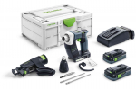 Juostinis suktuvas Festool DWC 18-2500 HPC 4,0 I-Plus DURADRIVE; 18 V; 2x4,0 Ah akum.