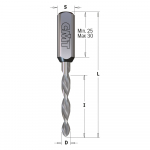 Grąžtas medienai CMT 314.070.21; D=7 mm, RH