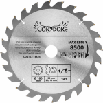 Pjovimo diskas medienai Condor CON-TCT-1802; 180 mm; Z24