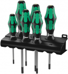 Atsuktuvų komplektas Wera 367/6 TORX HF Kraftform Plus; 6 vnt.