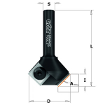 Tiesi pir&scaron;tinė freza CMT 658.045.11; 29/8 mm