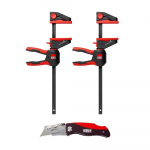 Spaustuvas Bessey EZ360SET-A; 2 vnt. + peilis