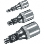 Adapterių rinkinys Condor Werkzeug C20703; 1/4''; 3/8''; 1/2''; 3 vnt.