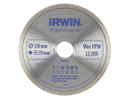 Deimantinis pjovimo diskas Irwin IW8087102; 125x22,23 mm