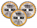 Pjovimo diskas medienai DeWalt DT1963; 250 mm; 2x24T; 1x48T; 3 vnt.