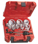 Gręžimo karūnų komplektas Milwaukee Bi-metal 49224152; 19-57 mm; 14 vnt.