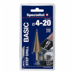 Pakopinis grąžtas Specialist Basic; 4-20 mm