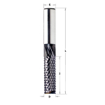 Tiesi pir&scaron;tinė freza CMT 151.127.38E; S=12,7 mm; D=12,7 mm