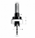 Medienos grąžtas su gilintuvu CMT 515.415.11A;&nbsp;S=10 mm; d=4 mm; D=15 mm