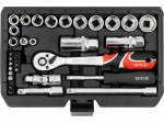 Įrankių komplektas Yato YT-38700; 1/4''; 3/8''; 34 vnt.
