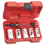 Gręžimo karūnų komplektas Milwaukee Bi-metal 49224083; 19-32 mm; 7 vnt.