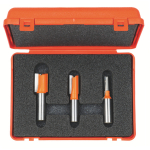 Frezų rinkinys CMT plywood groove; 1/4'' (6,35 mm); 3 dalys