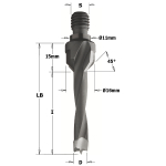 Grąžtas medienai CMT; S=M10/11 mm; D=12x40 mm