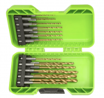 Grąžtų rinkinys Greenworks APT-22TCHDB-GW; 22 vnt.