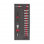 Įrankių komplektas Milwaukee&nbsp;4932479824; 1/4''; 28 vnt.