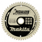 Pjovimo diskas laminatui Makita; 165x1,45x20,0 mm; Z52; 5&deg;