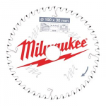 Pjovimo diskas medienai Milwaukee 4932471380; 190x30x2,1 mm; Z48; 10&deg;