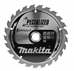 Pjovimo diskas medienai Makita EFFICUT; 165x1,4x20,0 mm; Z25; 23&deg;