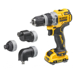 Suktuvas-gręžtuvas DeWalt DCD703L2T-QW; 12 V; 2x3,0 Ah akum.