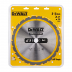 Pjovimo diskas medienai DeWalt DT1961-QZ; 315x30 mm; 24T; 20&deg;