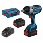 Smūginis veržliasūkis Bosch GDS 18V-1050 H BITURBO; 18 V ProCORE; 18 V; 2x8,0 Ah akum.