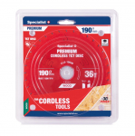 Pjovimo diskas Specialist+ LTW1903630-T; 190x30x1,0 mm; Z36; 15&deg;