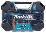 Grąžtų ir sukimo antgalių komplektas Makita E-22589; 71 vnt.