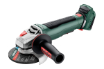 Akumuliatorinis kampinis &scaron;lifuoklis Metabo WPB 18 LT BL 11-125 Quick; 18 V; 125 mm (be akumuliatoriaus ir pakrovėjo)