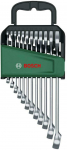 Kombinuotų veržliarakčių komplektas Bosch 1600A02Z9D; 6-19 mm; 12 vnt.